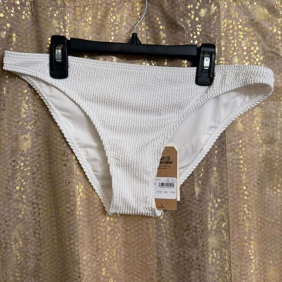 Billabong Summer High Tropic Bikini Bottoms Salt Crystal White XL NWT - Picture 1 of 8